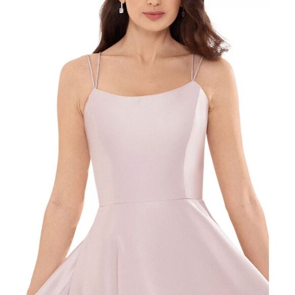 XSCAPE 3539XP Women’s Petite Sz 6 Beige High-Low Ball Gown $229 - Picture 14 of 15